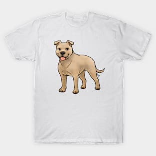 Dog - American Staffordshire Terrier - Natural Fawn T-Shirt